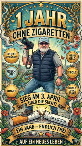 1Jahr Rauchfrei