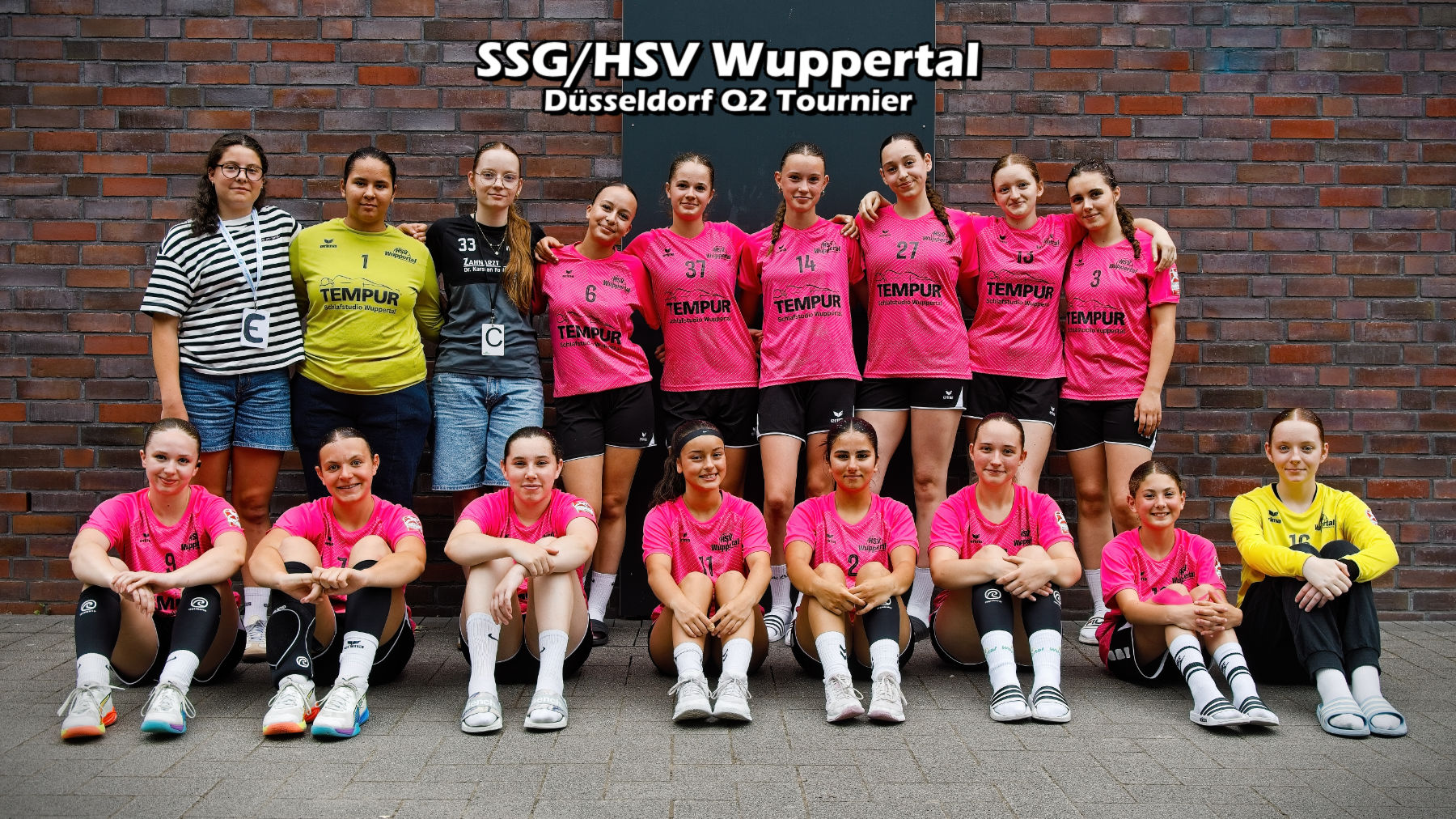 Bild zeigt: HSV Wuppertal, MannschaftsGalery, Saison 2026/2027, SSG/HSV Wuppertal - Foto von Marius Launer alias czoczo