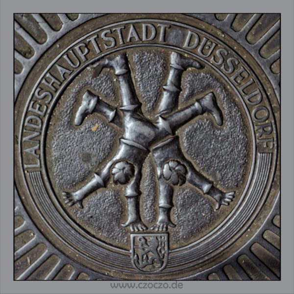 Düsseldorf Kanaldeckel