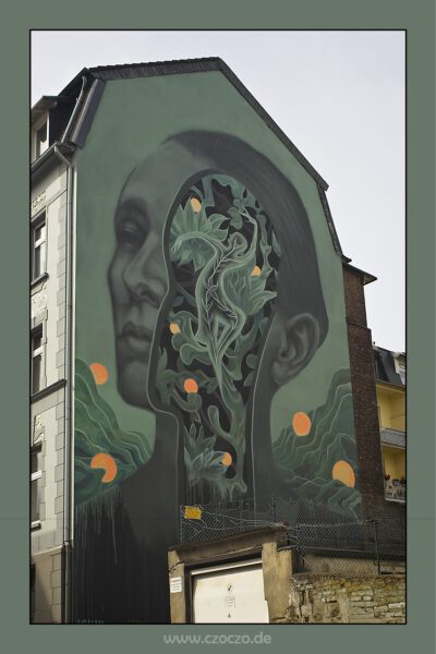 Mural Pina Bausch -Fensterputzer